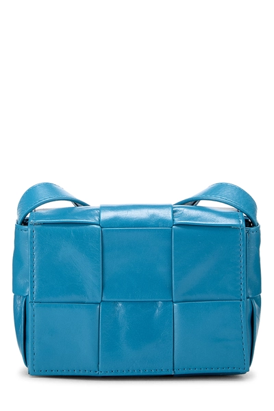 Bottega Veneta Blue Maxi Intrecciato Candy Cassette Crossbody