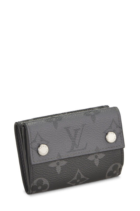 Black Monogram Eclipse Reverse Discovery Compact Wallet, , large image number 1