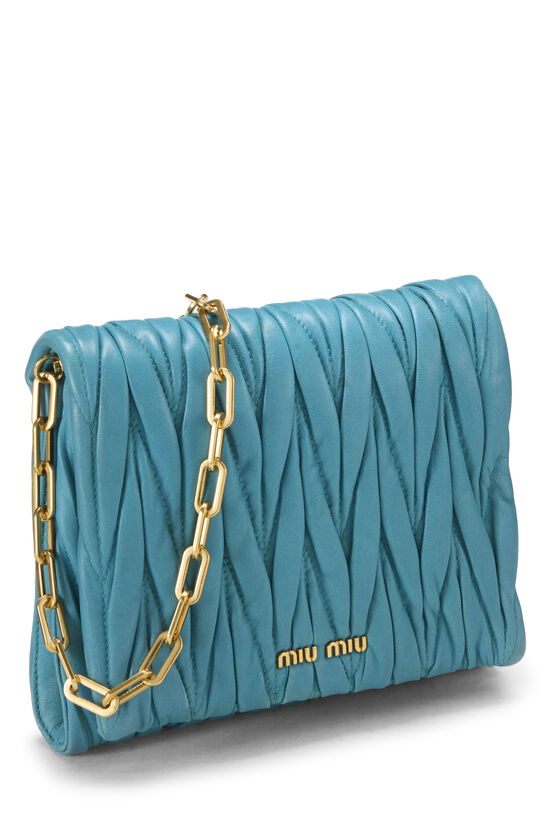 Blue Nappa Leather Crossbody, , large image number 1
