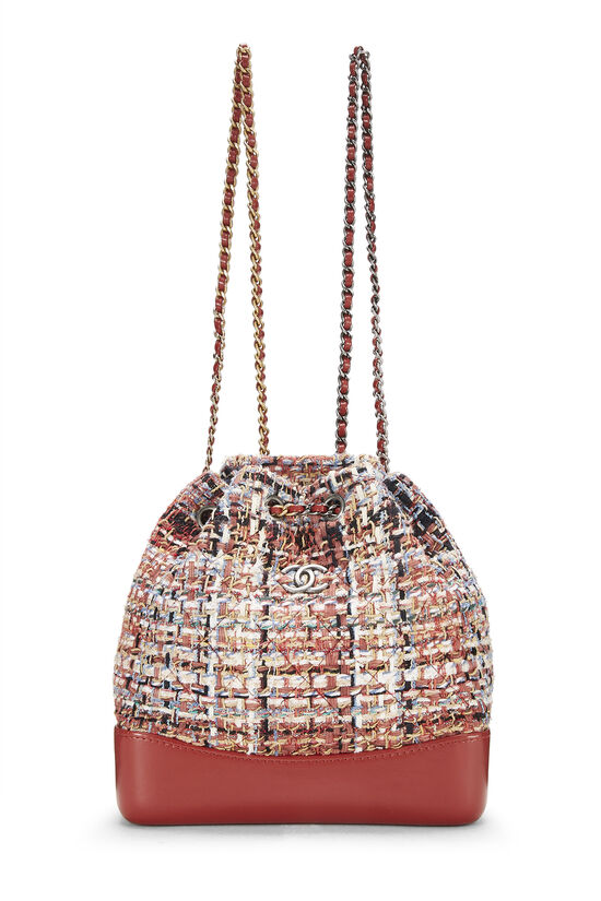 Red Tweed Gabrielle Backpack Small, , large image number 1