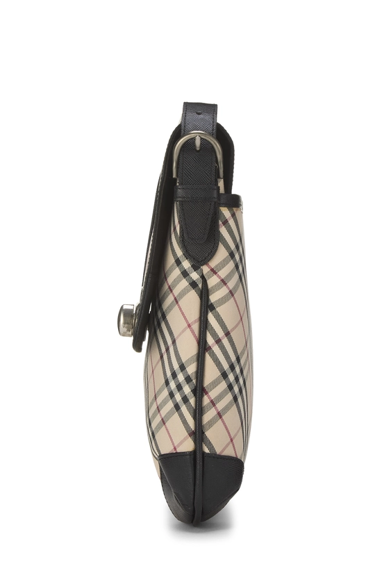 Black House Check Jacquard Turnlock Crossbody Medium, , large image number 2