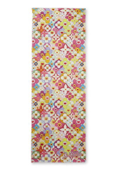Takashi Murakami x Louis Vuitton Multicolor Cotton Cosmic Blossoms Stole, , large