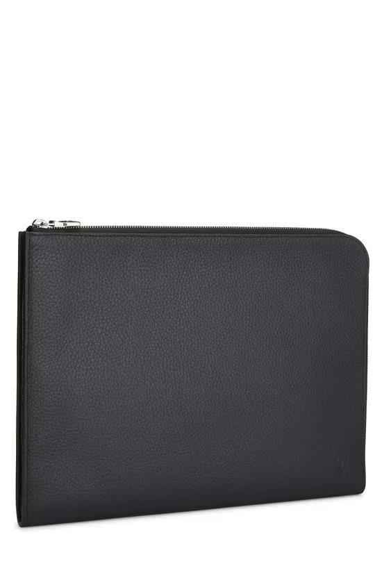 Black Taurillon Pochette Jour GM, , large image number 1