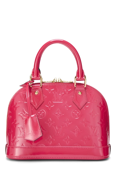 Louis Vuitton Rose Pop Monogram Vernis Alma BB