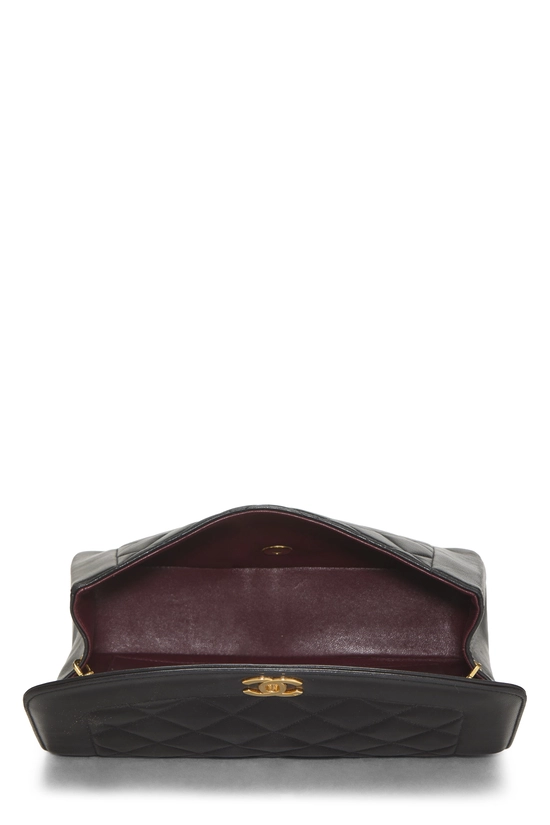 Black Quilted Lambskin Diana Flap Medium, , large image number 5