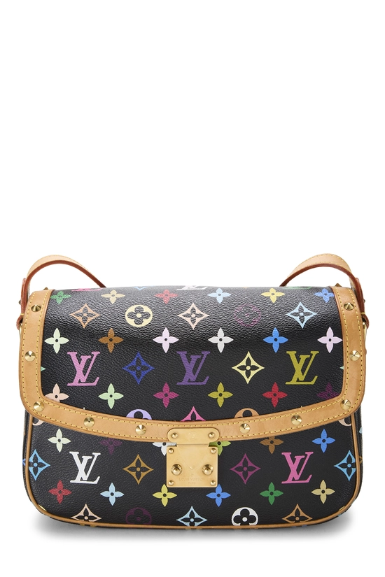 Takashi Murakami x Louis Vuitton Black Monogram Multicolore Sologne, , large image number 0