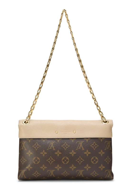 Beige Monogram Canvas Pallas Chain Bag, , large image number 3
