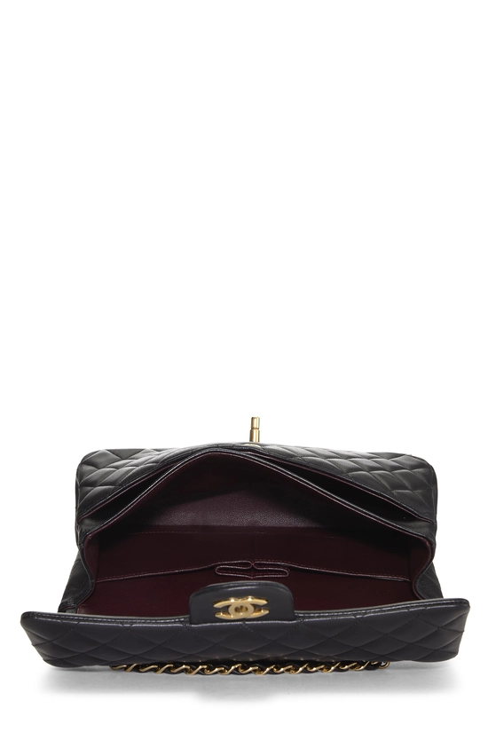 Black Quilted Lambskin Classic Double Flap Medium, , large image number 5