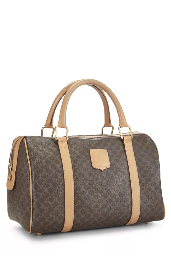 Brown Coated Canvas Macadam Handbag, , large image number 1