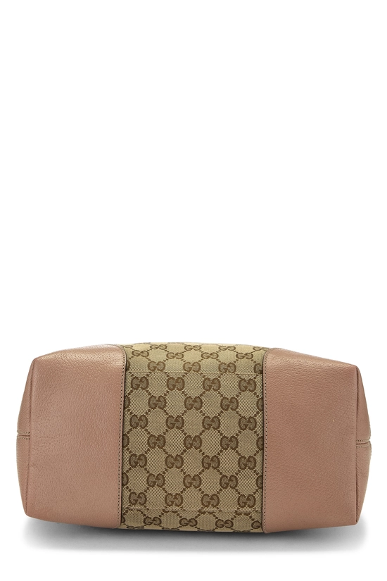 Pink Original GG Canvas Bree Handbag, , large image number 4