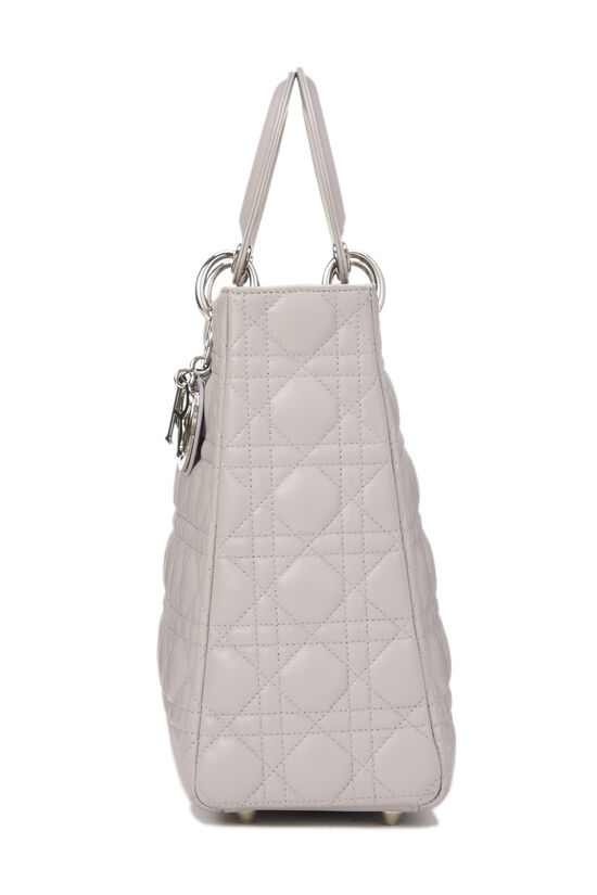 Purple Cannage Quilted Lambskin Lady Dior Large, , large image number 2