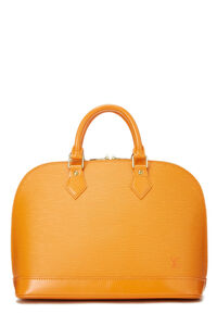 Louis Vuitton Orange Sunset Monogram Vernis Alma GM QJB06Y3AO3003