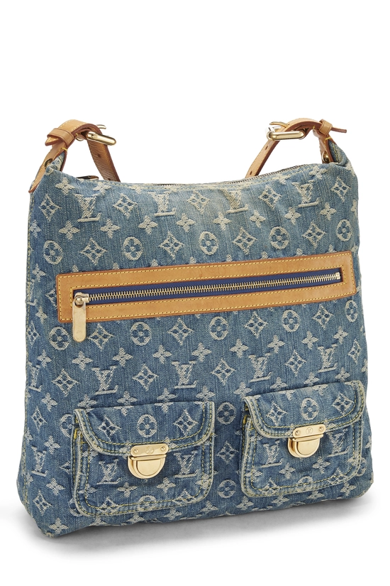 Blue Monogram Denim Baggy GM, , large image number 1