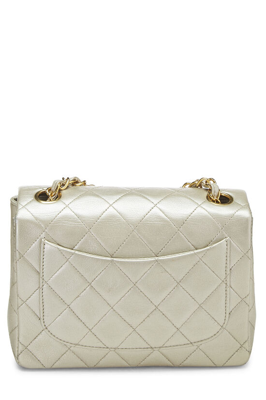 Gold Quilted Lambskin Half Flap Mini, , large image number 3