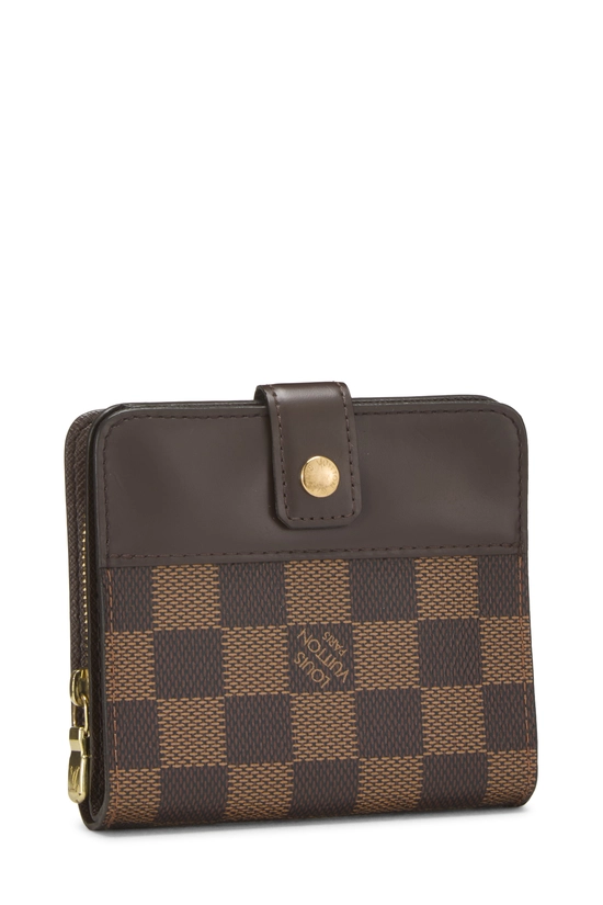 Damier Ebene Compact Snap Wallet, , large image number 1
