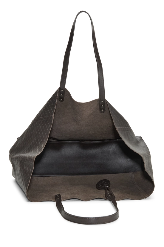 Brown Intrecciato Mirage Tote, , large image number 5