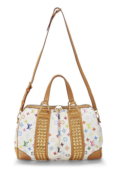 Takashi Murakami x Louis Vuitton White Monogram Multicolore Courtney MM, , large