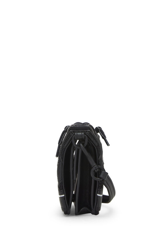 Black Leather Sneakerhead Crossbody Wallet, , large image number 5