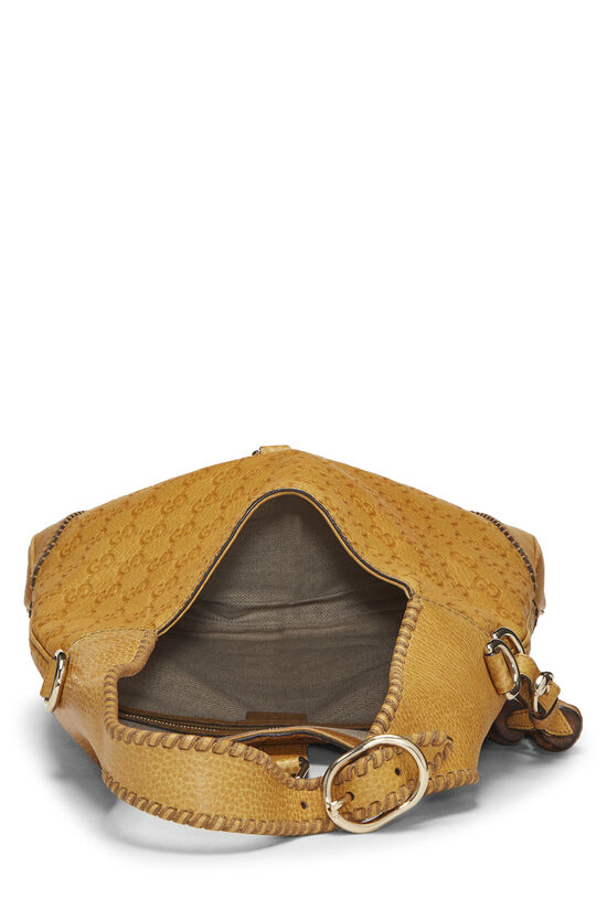 Yellow Guccissima Tassel Jackie Hobo, , large image number 5
