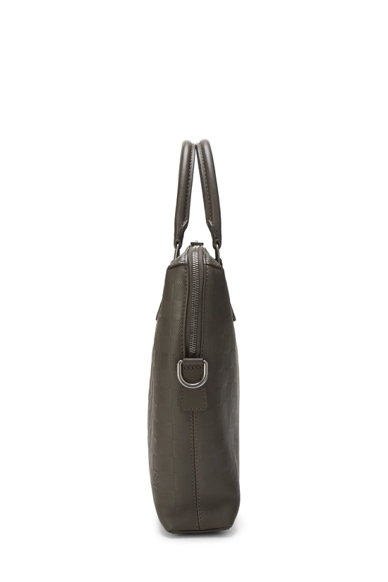 Grey Damier Ebene Porte Documents Jour, , large image number 2