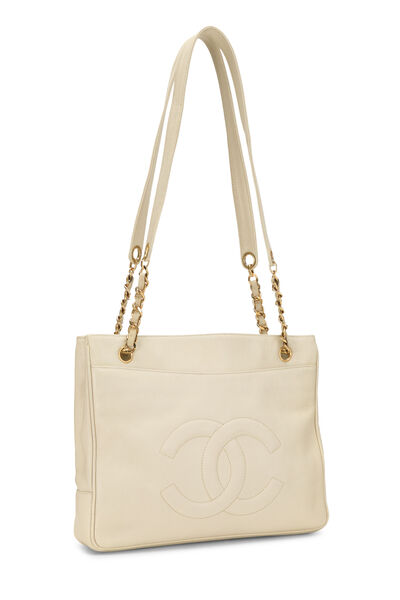 Cream Caviar 'CC' Tote Medium, , large