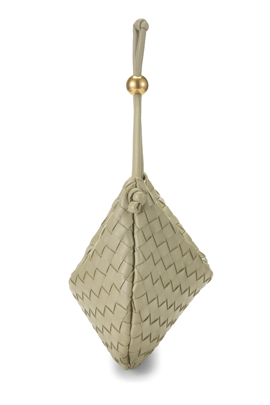 Green Intrecciato Turn Pouch Medium, , large image number 2