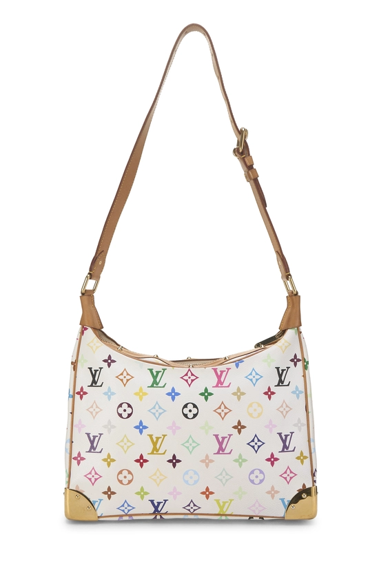 Takashi Murakami x Louis Vuitton White Monogram Multicolore Boulogne, , large image number 3