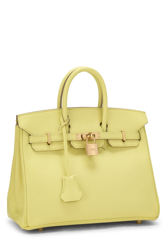 Lime Epsom Birkin 25, , large image number 1