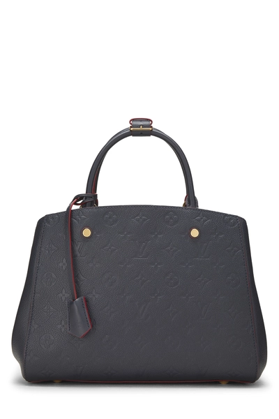 Louis Vuitton Blue Infini Monogram Empreinte Montaigne MM