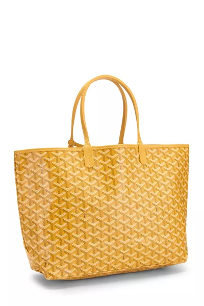 Yellow Goyardine Canvas Saint-Louis PM, , large