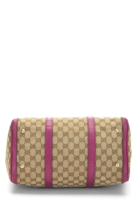 Pink Original GG Canvas Boston Handbag Medium, , large image number 4