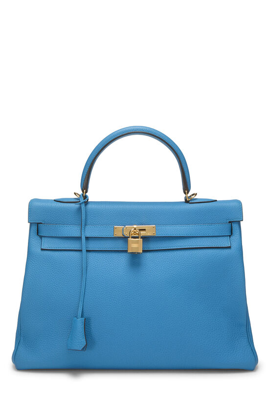 Bleu Zanzibar Togo Kelly Retourne 35, , large image number 0