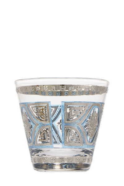 Silver Sorrento Motif Glassware Set of 7, , large