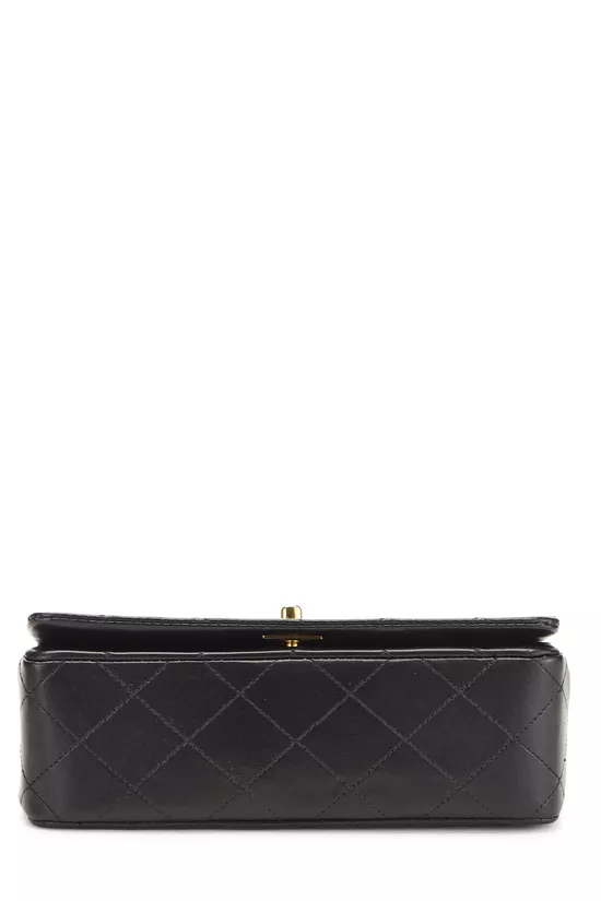 Black Quilted Lambskin Full Flap Mini, , large image number 4