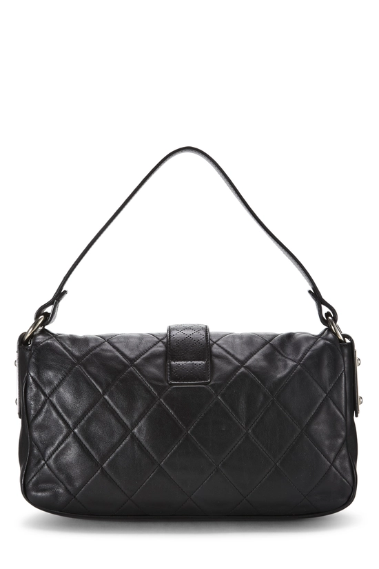Black Lambskin Paris-Londres Door Latch Flap Bag, , large image number 3