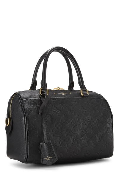 Black Monogram Empreinte Speedy Bandouliere 25, , large