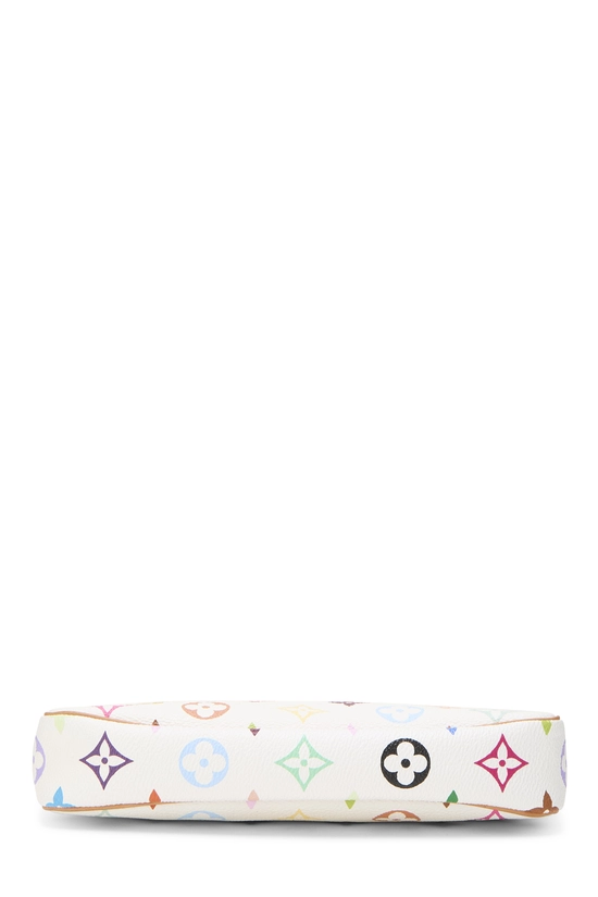 Takashi Murakami x Louis Vuitton White Monogram Multicolore Pochette Accessoires, , large image number 4