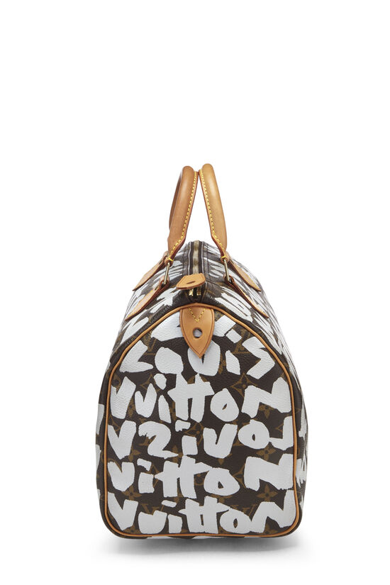 Stephen Sprouse x Louis Vuitton Monogram Grey Graffiti Speedy 30, , large image number 2
