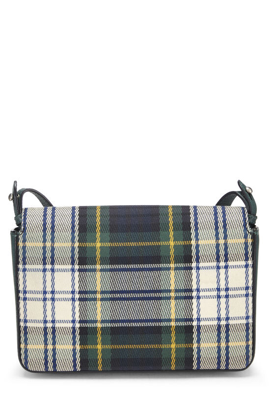 Beige Haymarket Check Coated Canvas Crossbody, , large image number 3