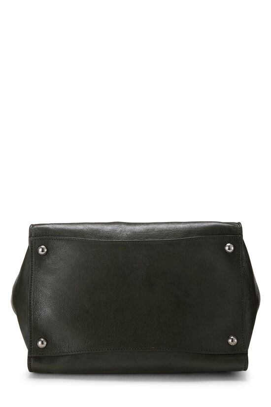 Green Calfskin Convertible Tote Medium, , large image number 4