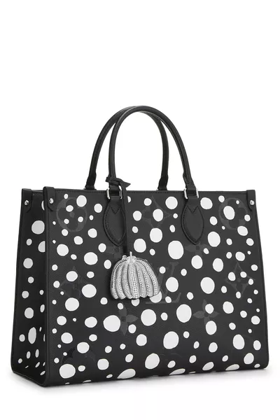 LV x YK Black Empreinte Giant Monogram On The Go MM, , large