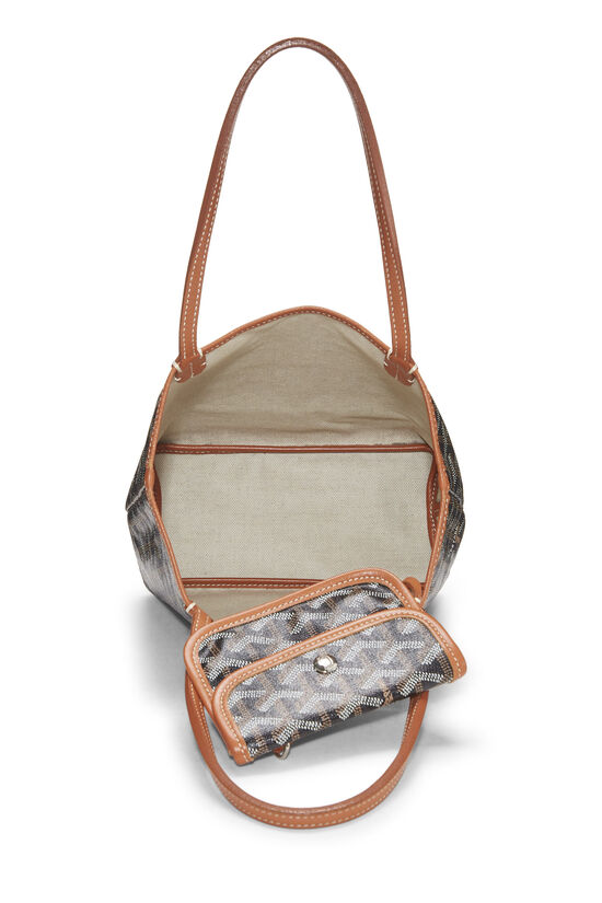 Brown Goyardine Canvas Saint-Louis Mini QEB05U0LK9005 | WGACA