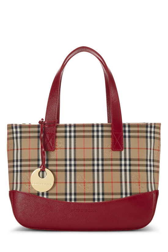 Red Haymarket Canvas Handle Bag Small, , large image number 0