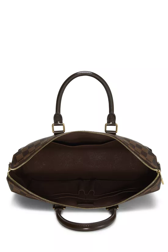 Brown Damier Ebene Porte Documents Jour, , large image number 5
