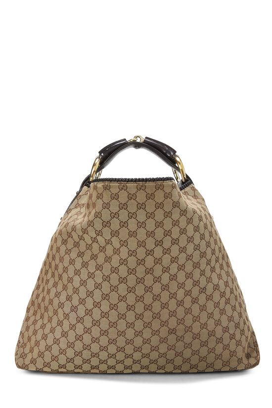 Gucci GG Canvas Horsebit Hobo Large - What Goes Around