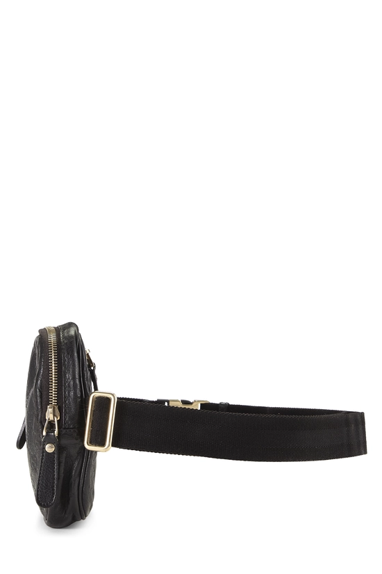 Black Guccissima Double Pocket Waist Pouch Small, , large image number 2