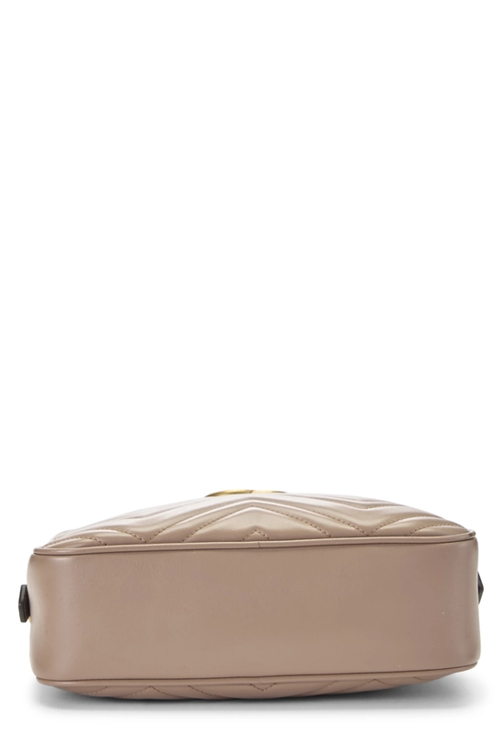 Beige Leather GG Marmont Crossbody Bag Small, , large image number 4