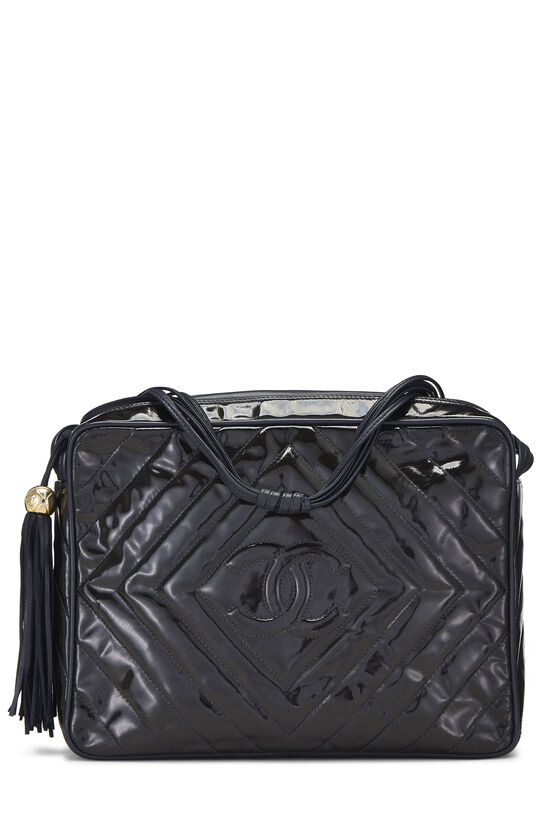 Black Diamond Patent Leather Shoulder Bag, , large image number 1