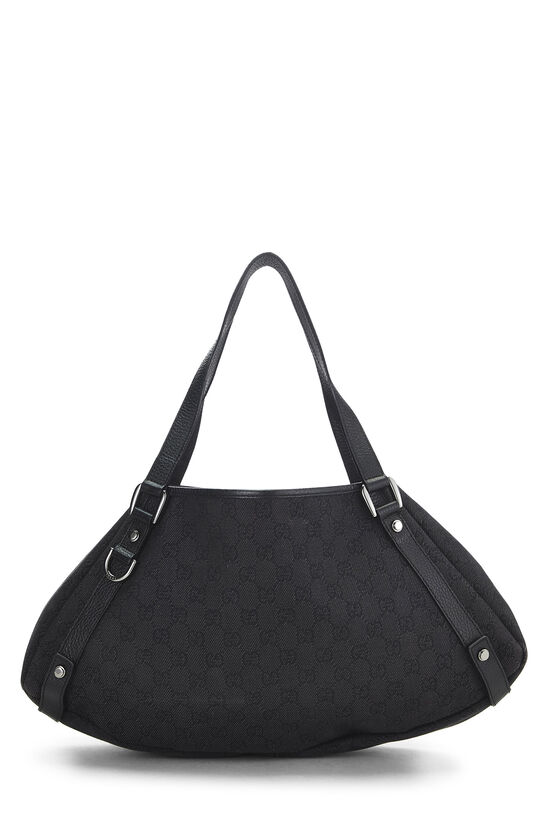 Black Original GG Canvas Abbey Tote Large, , large image number 0