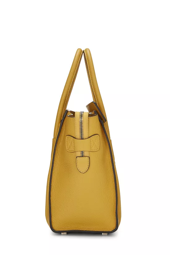 Yellow Leather Luggage Micro, , large image number 2